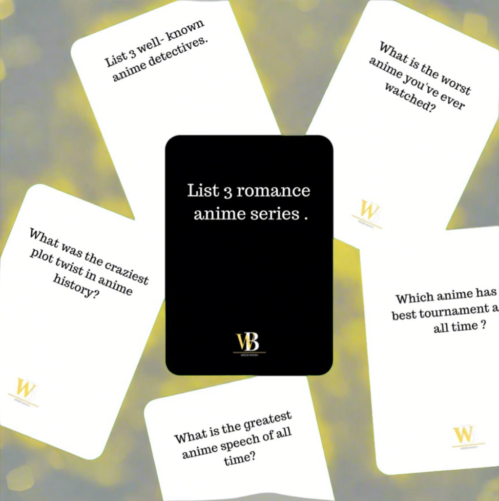 Weeb Mania! Card Game: Anime Edition